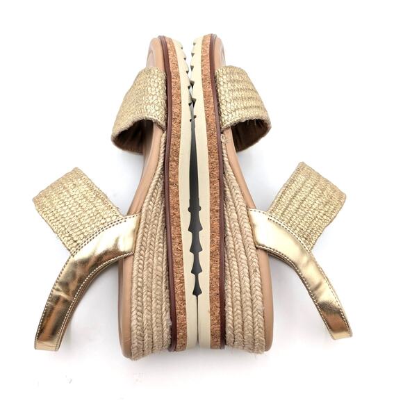 Easy Spirit Susana Slingback Wedge Sandals Women's Gold Size US8M EU38.5 - Picture 12 of 12